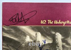 U2 autographed vinyl record album signed by all 4 fire bono edge Beckett BAS coa