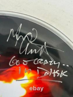 Van Halen Signed Picture Disc drum head Music Collectible Autograph Item
