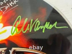 Van Halen Signed Picture Disc drum head Music Collectible Autograph Item