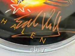 Van Halen Signed Picture Disc drum head Music Collectible Autograph Item