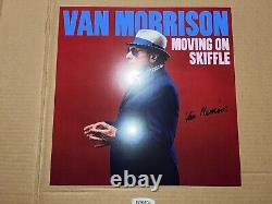 Van Morrison Signed Autographed Vinyl Record LP Moving on Skiffle Astral Weeks