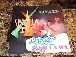 Vanilla Ice Rare Signed 12 Vinyl Record Hooked 1st Pressing 1990 Ice Ice Baby