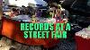 Vinyl Records And Cd S At A Street Fair