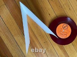 Vinyl record 7 inch split punk rock (Maroon) Blink-182. SIGNED BY BAND