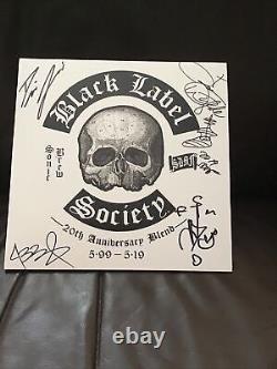 Vinyl records- Black Label Society- Sonic Brew 20th Anniversary Blend, Signed