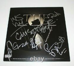 WU-TANG CLAN GROUP SIGNED'THE W' VINYL RECORD LP withCOA RZA METHOD MAN GHOSTFACE