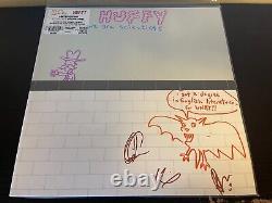 We Are Scientists Huffy Signed Custom Doodled Colored Vinyl LP (Bat & Man)