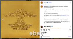 Weezer SIGNED Artifact WZR Black Rose White Fools Gold 4 Vinyl Lot LTD Presale