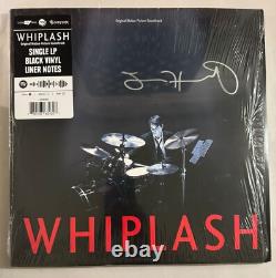 Whiplash (soundtrack) Signed Cover Justin Hurwitz Black Vinyl Lp New X
