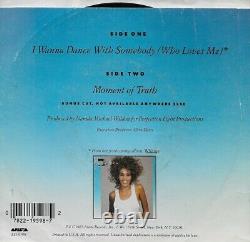 Whitney Houston Signed Autographed Album Record 45 Complete RARE