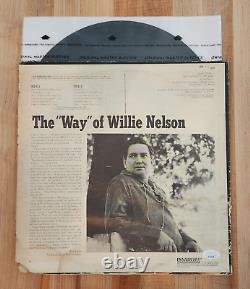 Willie Nelson Signed Vinyl Record My Own Peculiar Way JSA Authenticated