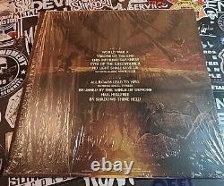 World War X by CARNIFEX Signed Autographed Orange Swamp Green Vinyl LP by All