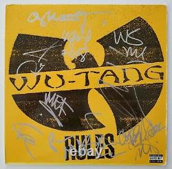 Wu-Tang Clan Complete Signed Rules Vinyl Record 12 RZA Method Man GZA +6 RAD