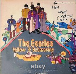 YELLOW SUBMARINE 1969 LP, Signed by PETER MAX in 2010