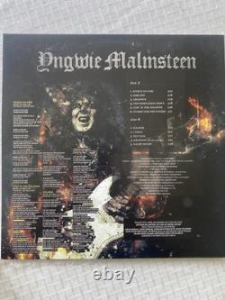 Yngwie Malmsteen World On Fire Signed Record Autographed Vinyl Sleeve Cover