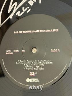 Zach Bryan Signed Autograph All My Homies Hate Ticketmaster Vinyl Disc PSA Rare