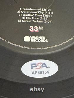 Zach Bryan Signed Autograph All My Homies Hate Ticketmaster Vinyl Disc PSA Rare