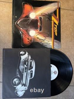 Zz Top Hand Signed Autographed Eliminator Vinyl Lp