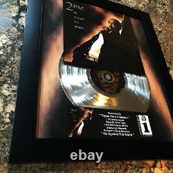 2pac Tupac Shakur (me Against The World) CD Lp Record Vinyle Autographié Signé