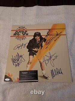AC/DC - LP haute tension 2003 Columbia Records - Signé avec COA - MINT
