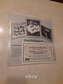 ALBUM VINYLE 'BUTCH CASSIDY ET LE KID' signé par Burt Bacharach avec certificat d'authenticité (COA)