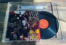 ALBUM VINYLE DU WU-TANG CLAN SIGNÉ X8 (Authentifié par AMG et JSA)