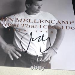 ALBUM VINYLE SIGNÉ PAR JOHN MELLENCAMP 'THE BEST I CAN DO' AVEC CERTIFICAT D'AUTHENTICITÉ JSA