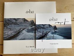 A-ha True North Vinyl Record 2lp + Imprimer Signé Par Morten Harket & Margne F
