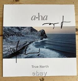 A-ha True North Vinyl Record 2lp + Imprimer Signé Par Morten Harket & Margne F