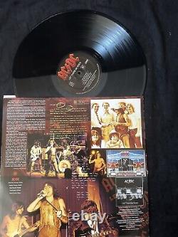 Ac/dc Let There Rock Lp Vinyl Atco Records 1977 Autographié Avec Coa