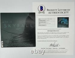 Adèle Adkins Signé Skyfall Autograph Album Vinyl 7 Record Bas Beckett Coa Loa