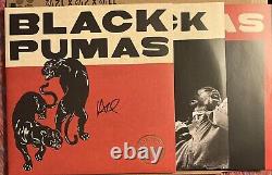 Adrian Quesada Autographié Black Pumas Deluxe Vinyl Record Album Proof