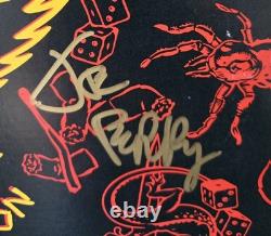 Aerosmith Vinyle LP Autographié Étonnant de Tout le Groupe