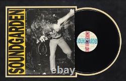Affichage de disque vinyle signé SOUNDGARDEN JSA COA CHRIS CORNELL THAYIL CAMERON +1