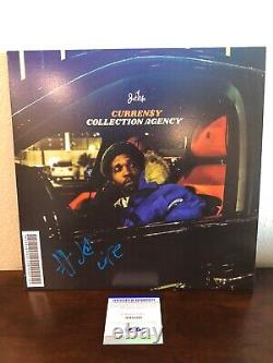 Agence de recouvrement Curren$y Vinyle dédicacé signé LP PSA RARE A