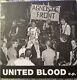 Agnostic Front United Blood Ep 7 Vinyl Roger Miret A Signé Un Nouveau Timbre Skinhead