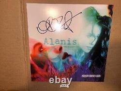 Alanis Morissette Signé Autographié Petite Pilule Jagged Vinyl Record Lp
