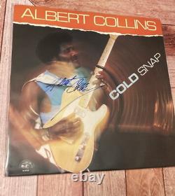 Albert Collins Cold Snap vinyle autographié disque de blues vinyle LP