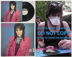 Album I Love Rock n Roll signé par Joan Jett avec certificat d'authenticité preuve vinyle autographe
