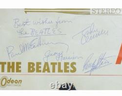 Album Odeon Records Japon de A Hard Day's Night signé par les Beatles rare