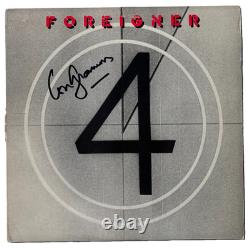 Album Vinyle LP Foreigner 4 Signé par Lou Gramm Quatre JSA COA