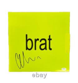 Album Vinyle LP SIGNÉ de CHARLI XCX (BRAT) avec COA PSA AO20944