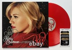 Album Vinyle Signé de Kelly Clarkson Wrapped In Red LP 'Christmas' Certificat JSA
