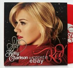 Album Vinyle Signé de Kelly Clarkson Wrapped In Red LP 'Christmas' Certificat JSA