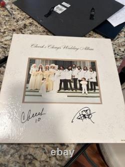 Album de mariage signé par Cheech Marin et Tommy Chong - Vinyle LP enregistrements de comédie autographié