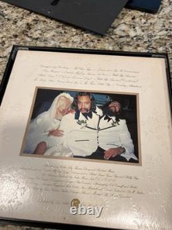 Album de mariage signé par Cheech Marin et Tommy Chong - Vinyle LP enregistrements de comédie autographié