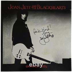 Album des Plus Grands Succès Signé par Joan Jett avec Certificat d'Authenticité Preuve Exacte Disque Vinyle Autographié