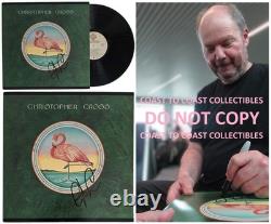 Album signé de Christopher Cross avec certificat d'authenticité, preuve exacte, disque vinyle dédicacé Sailing