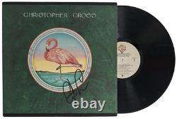Album signé de Christopher Cross avec certificat d'authenticité, preuve exacte, disque vinyle dédicacé 'Sailing'