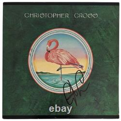Album signé de Christopher Cross avec certificat d'authenticité, preuve exacte, disque vinyle dédicacé 'Sailing'